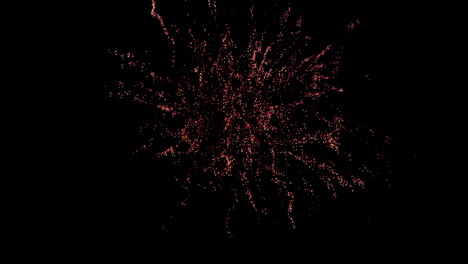 red fireworks 4k