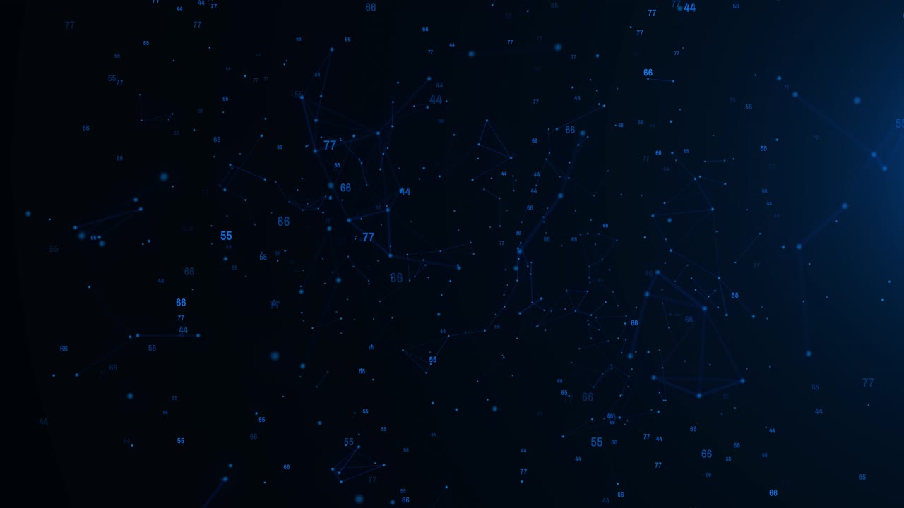 Digital high tech network technology big data artificial intelligence business finance background