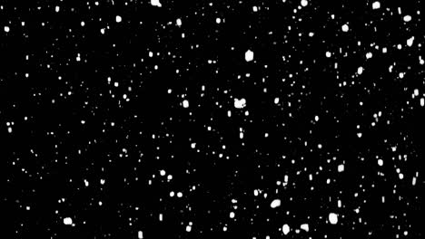 4k de nieve caída real