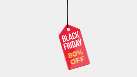 black-friday-Sale-discount-80-percent-off-hanging-with-rope-badge.-paper-tag-label-animation.-Sale-concept.
