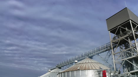 grain silos and storage facility