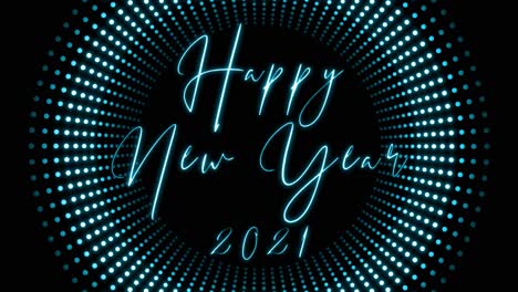 feliz año nuevo animación de texto, se puede utilizar como fondo