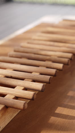 wooden fence detail