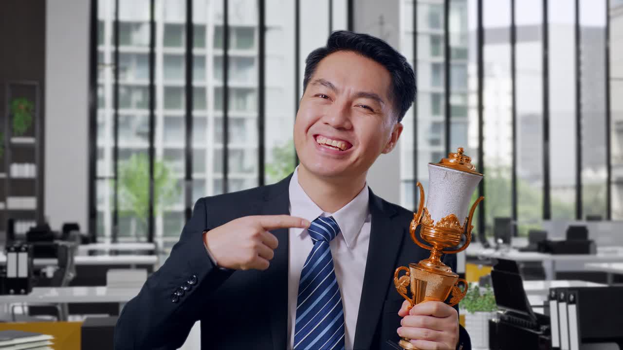 Businessman Celebrating Achievement