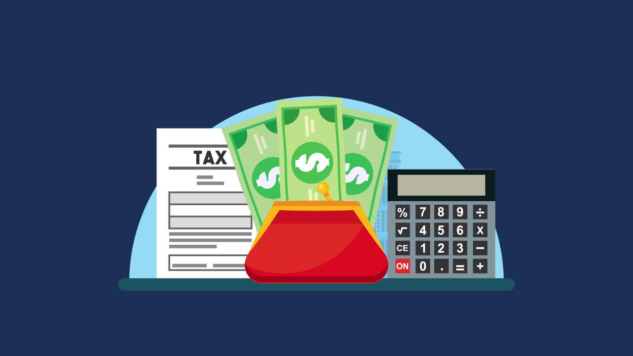 ricevuta del tempo fiscale e icone impostate