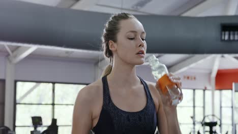 working out at a gym