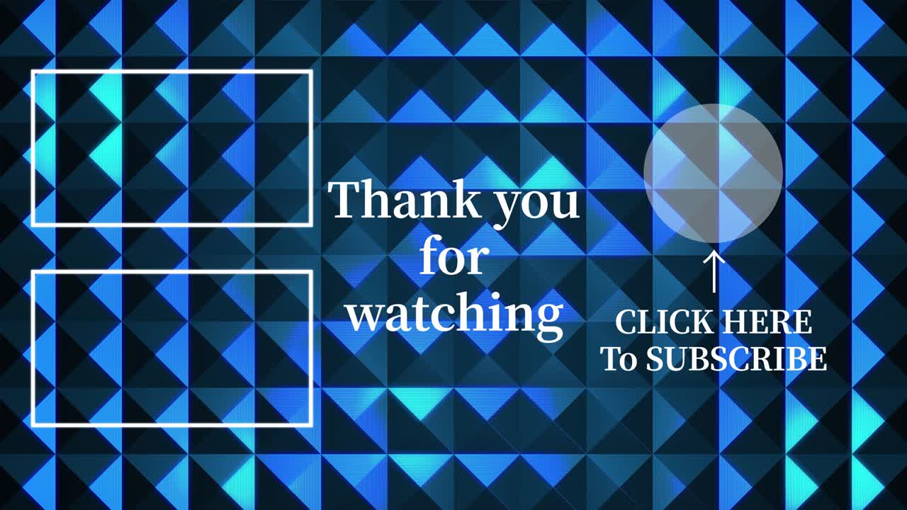 금속 반사 크리스탈 광채 엔드 카드 엔딩 스크린 모션 그래픽