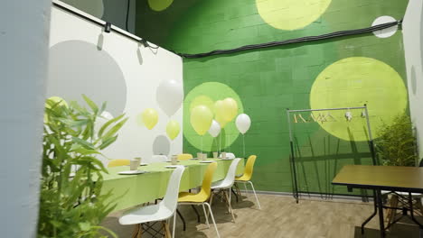 decoración de la habitación de la fiesta de cumpleaños