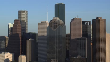 Antena-4k-Del-Horizonte-Del-Centro-De-Houston