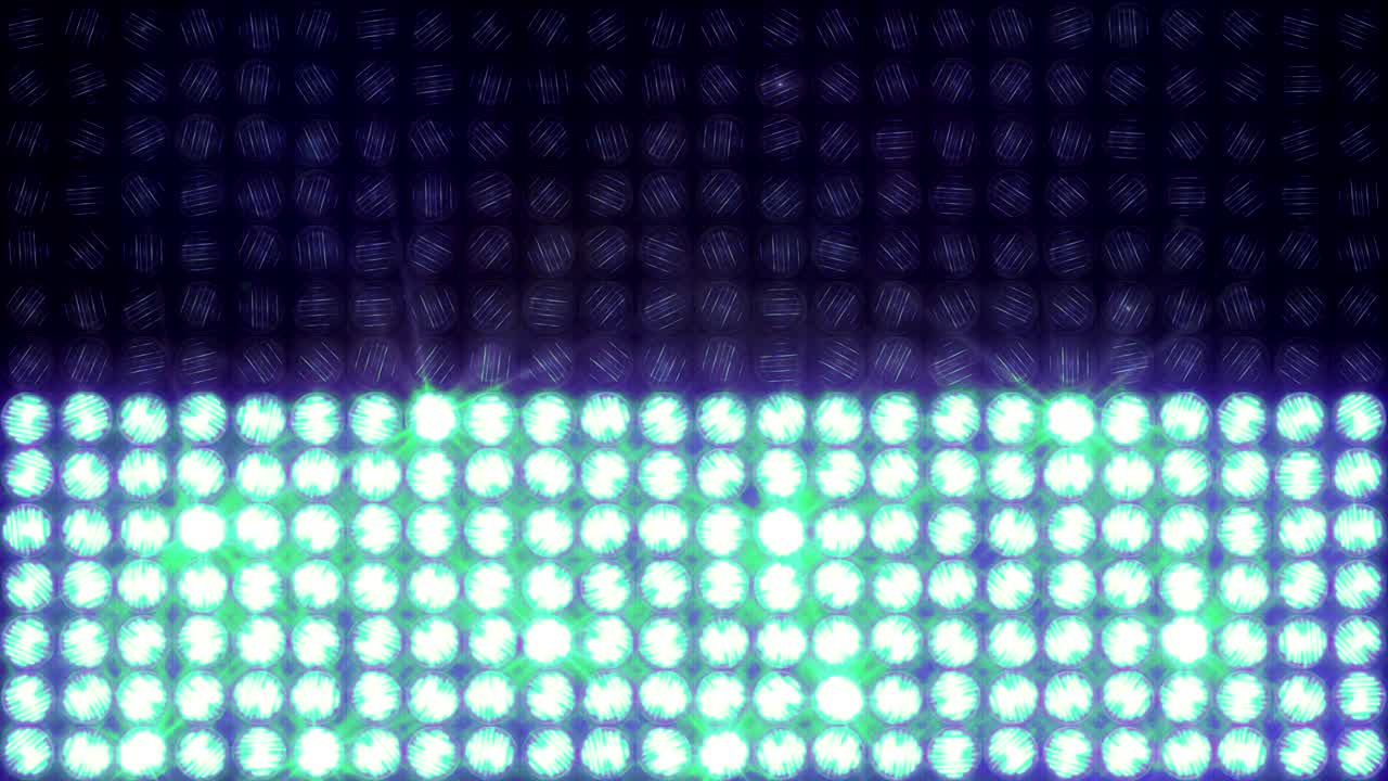 Diverse opzioni. Rapido lampeggio del muro di luce