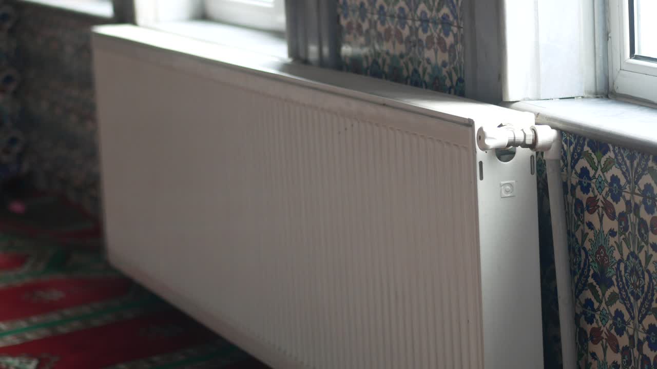 White Radiator in a Mosque