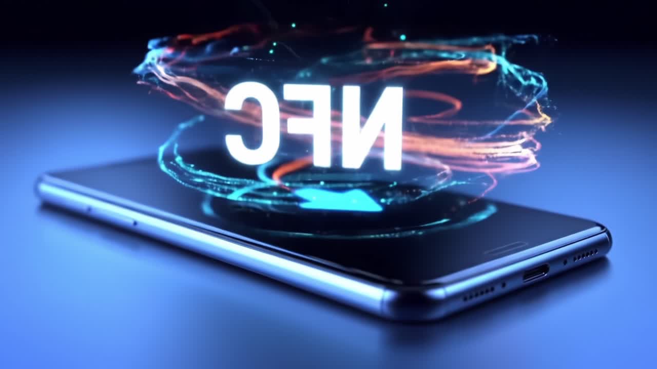 A Modern Smartphone Displaying Futuristic Visuals with Dynamic 3D Effects, Highlighting Innovative Technology and Engaging User Experience in a Sleek Design