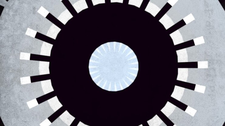 cercles dégradés à partir de pixels dans une architecture 8 bits