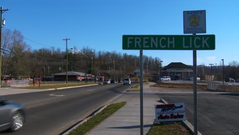 sigh for the town of french lick indiana