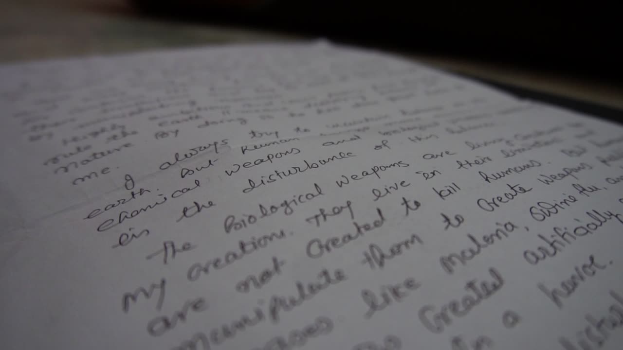 Writer and letter for nature in the pendemic time