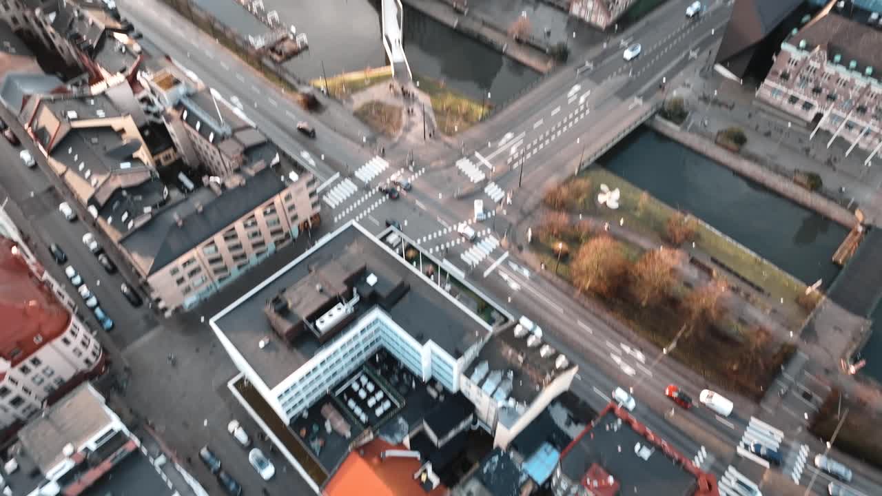 스웨덴 말뫼의 드론 영상