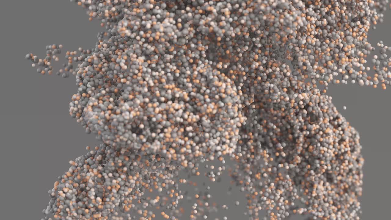 추상적인 입자 폭발