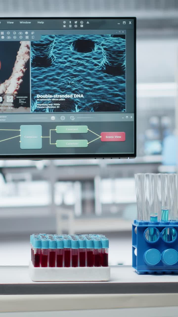 Vertical Video Research facility laboratory remaining empty after experiment