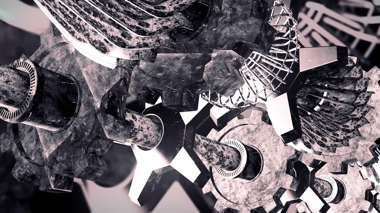 ржавые шестерни и механизмы