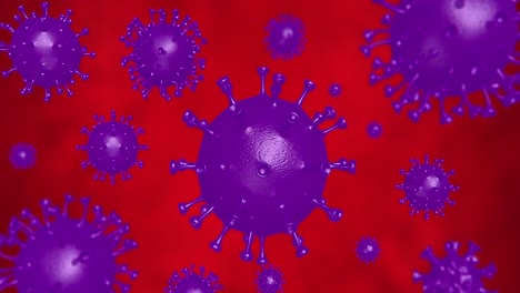 Realistische-Corona-Virus-Floating-Animation-In-4k