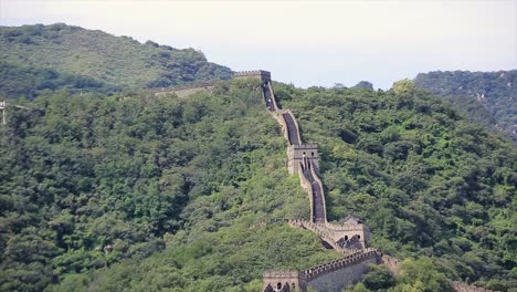 the great wall of china from above