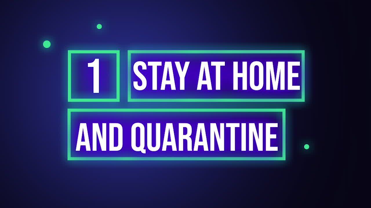 covid-19 집에 머물고 격리 애니메이션, 대중 설명자