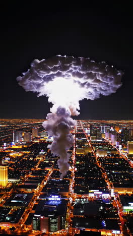 las vegas night explosion
