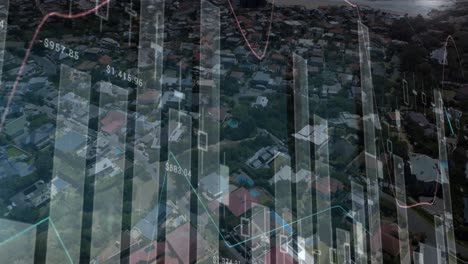 gráficos y estadísticas en movimiento 4k