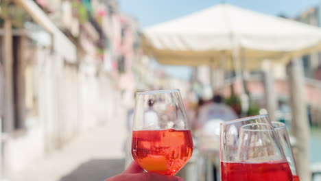 aperol spritz in venice