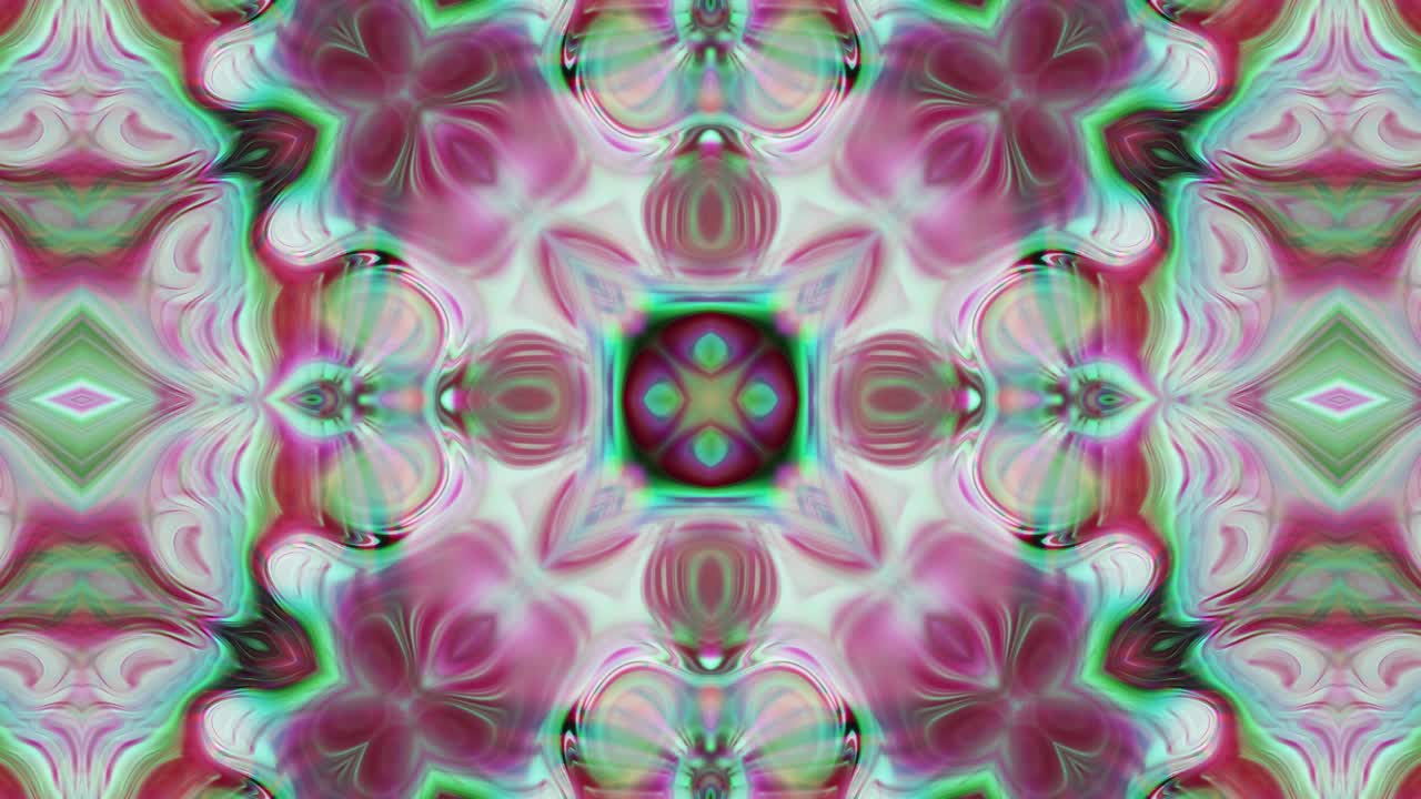 bucle sin costuras de un gráfico de efecto abstracto de caleidoscopio