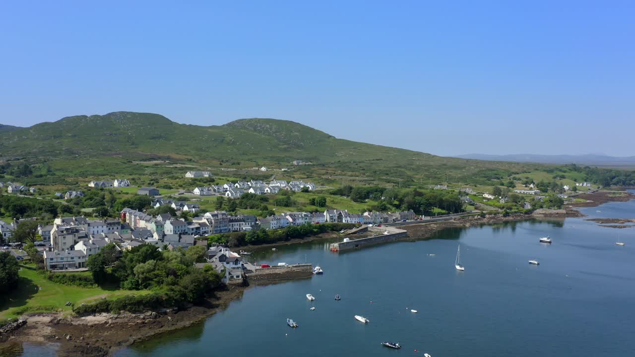 roundstone village, connemara, county galway, 아일랜드, 2021년 7월