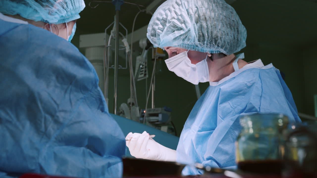 procedimiento quirúrgico en curso