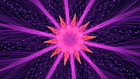 captivating solar flare vibrant pink and purple lines in mesmerizing motion