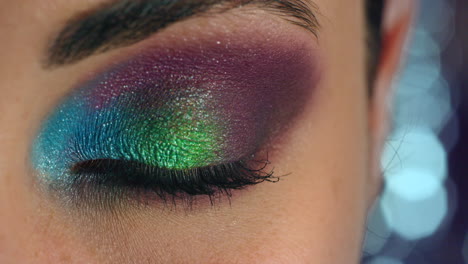 beauty, eye, and woman with eyeshadow makeup