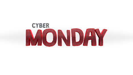 Red-Cyber-Monday-cartoon-text-on-white-gradient-color