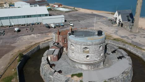 el castillo de calshot sobrevuela