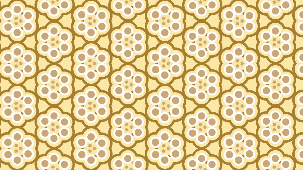 diseño de patrón sin costuras animado flotante