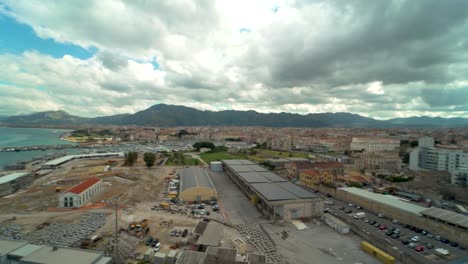 puerto y ciudad de palermo, sicilia