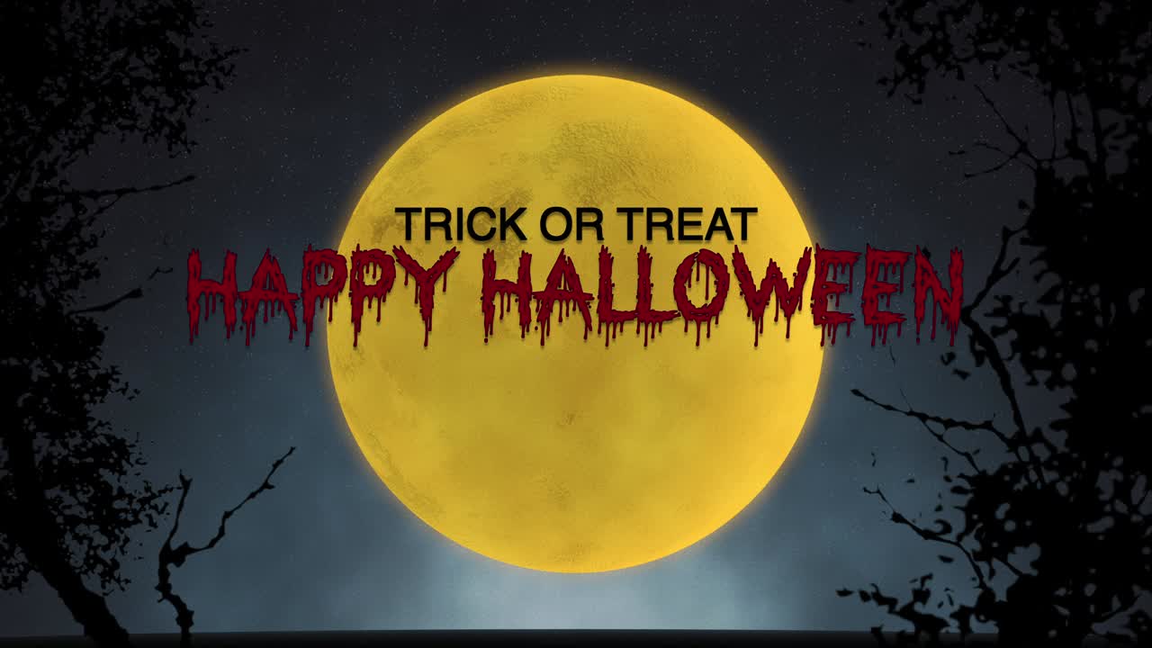 la luna llena de halloween