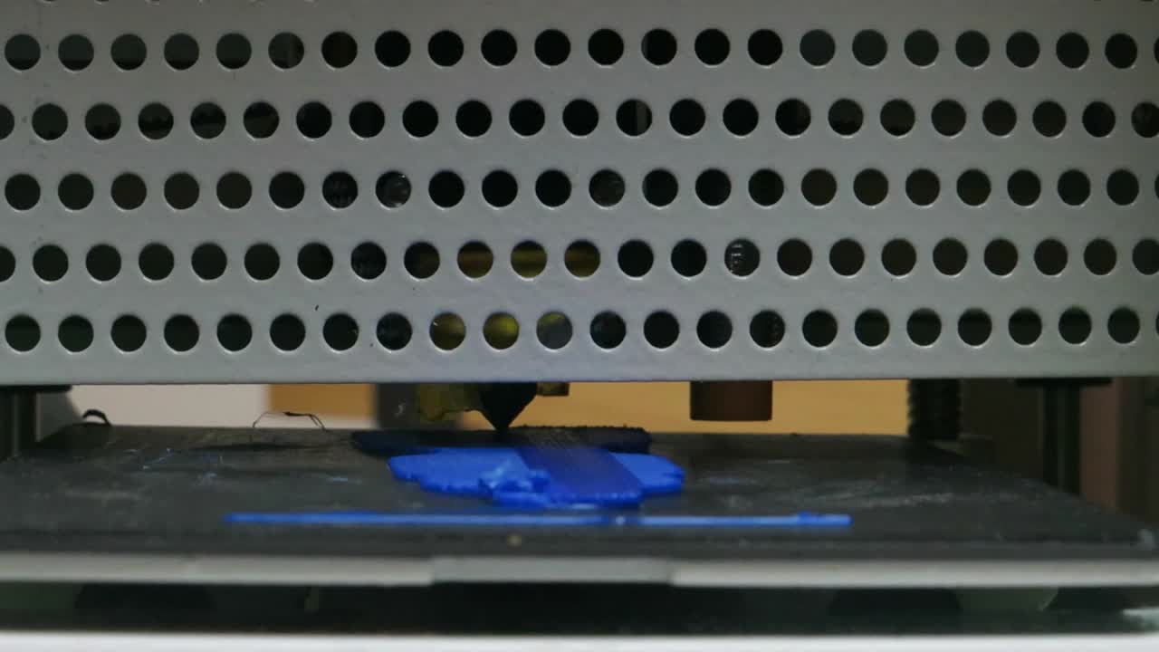 3d Printer printing out a template