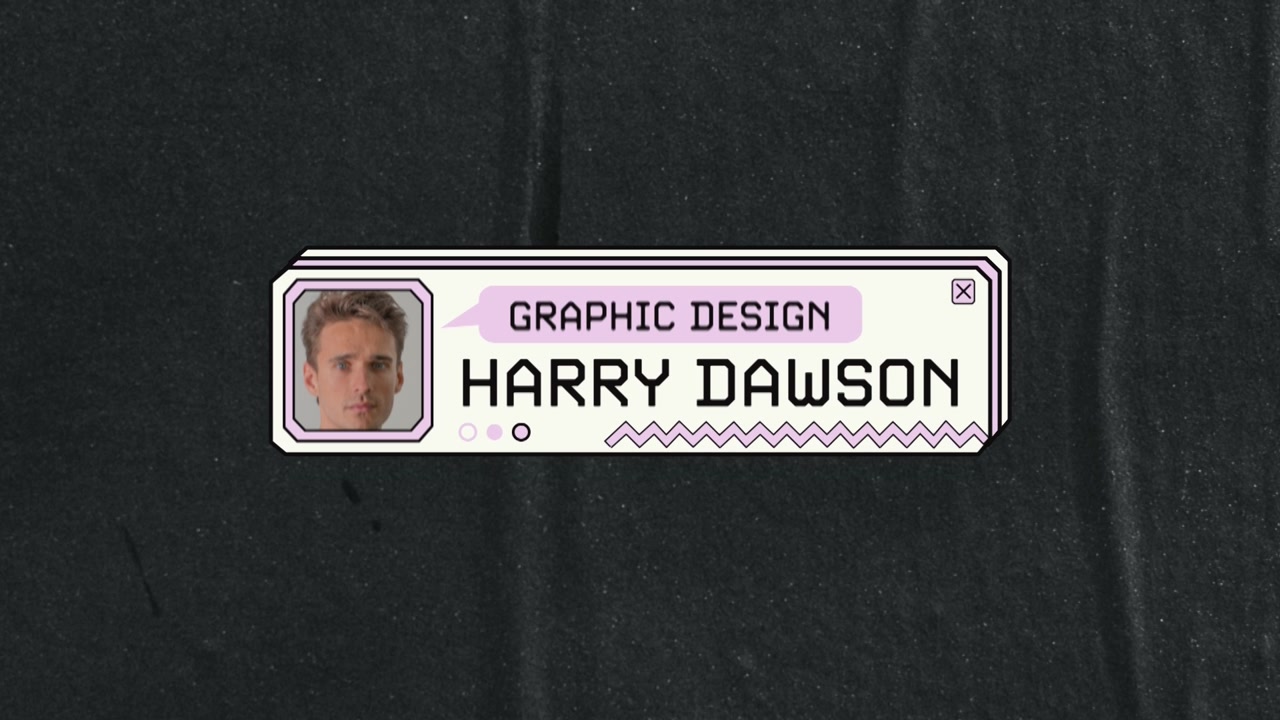 Animated Lower Third Graphics with Names and Job Titles
