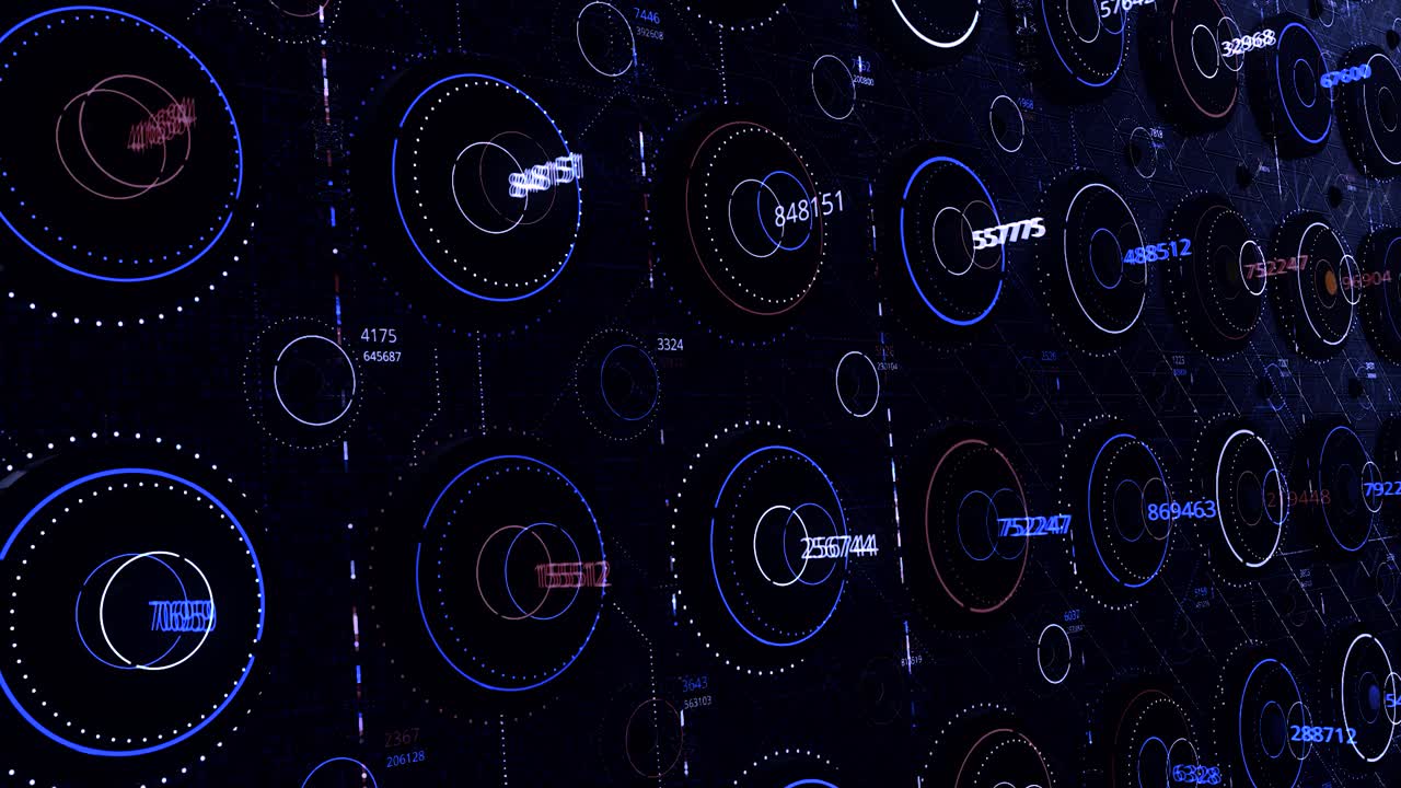 Futuristic Digital Interface Background