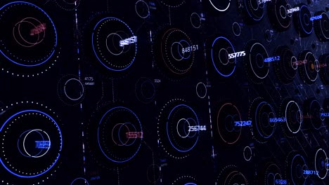 fondo de la interfaz digital futurista