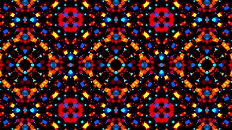 fondo de video caleidoscópico colorido. telón de fondo abstracto
