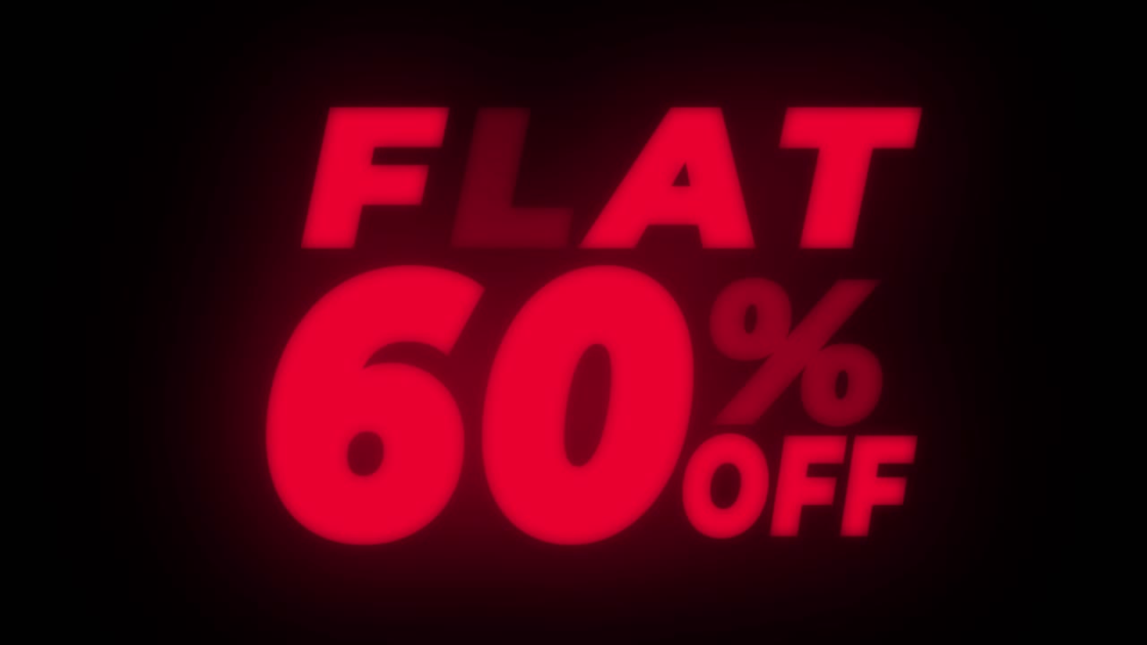 60% Off Promotion Graphic