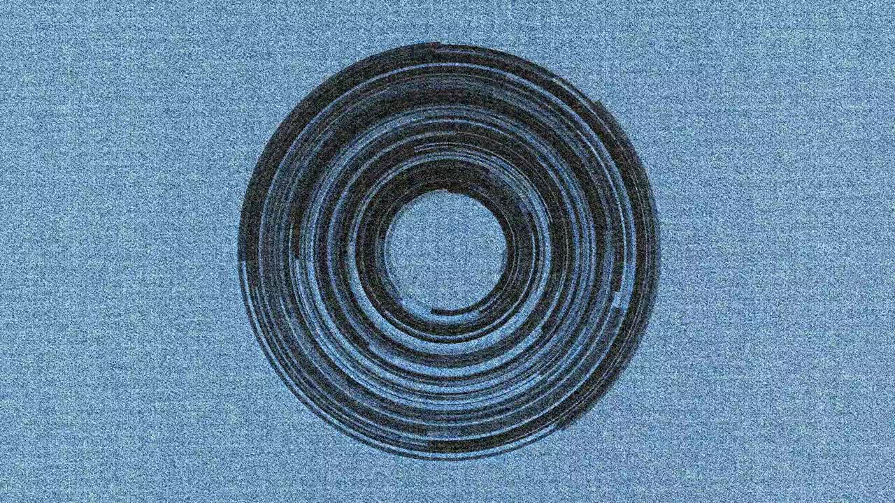 segmentos circulares rotativos de fondo abstractos