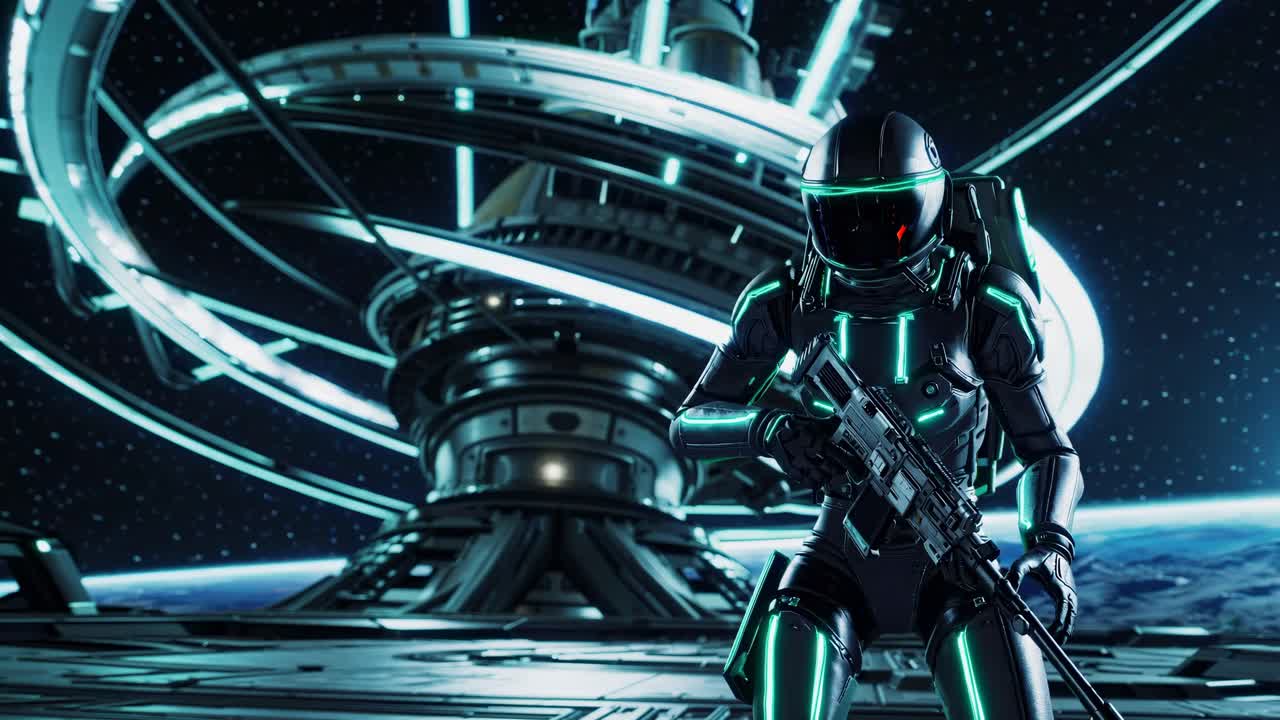 Space Warrior on Duty