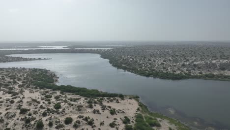 botar lake oasis in thar desert, sanghar, pakistan