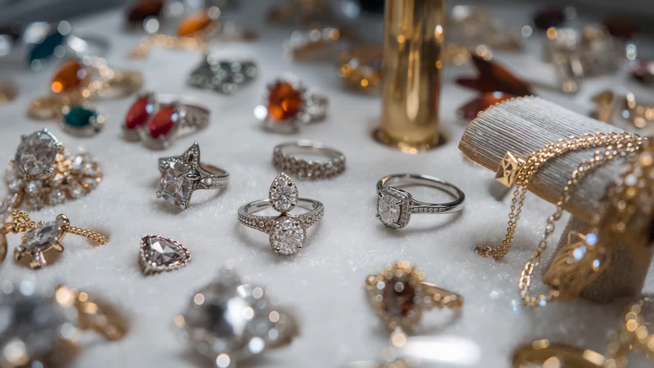 Elegant Collection of Rings and Jewelry