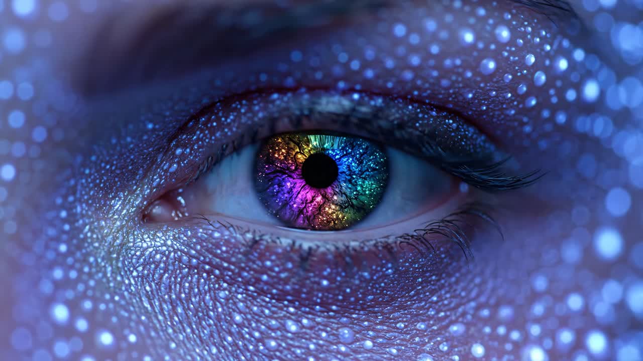 Macro Rainbow Eye